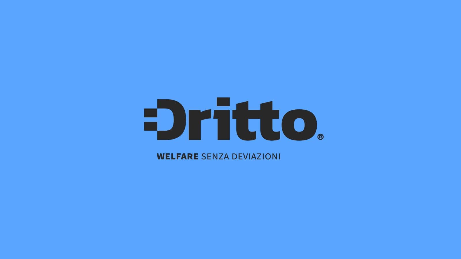 Il logo di Dritto, welfare senza deviazioni