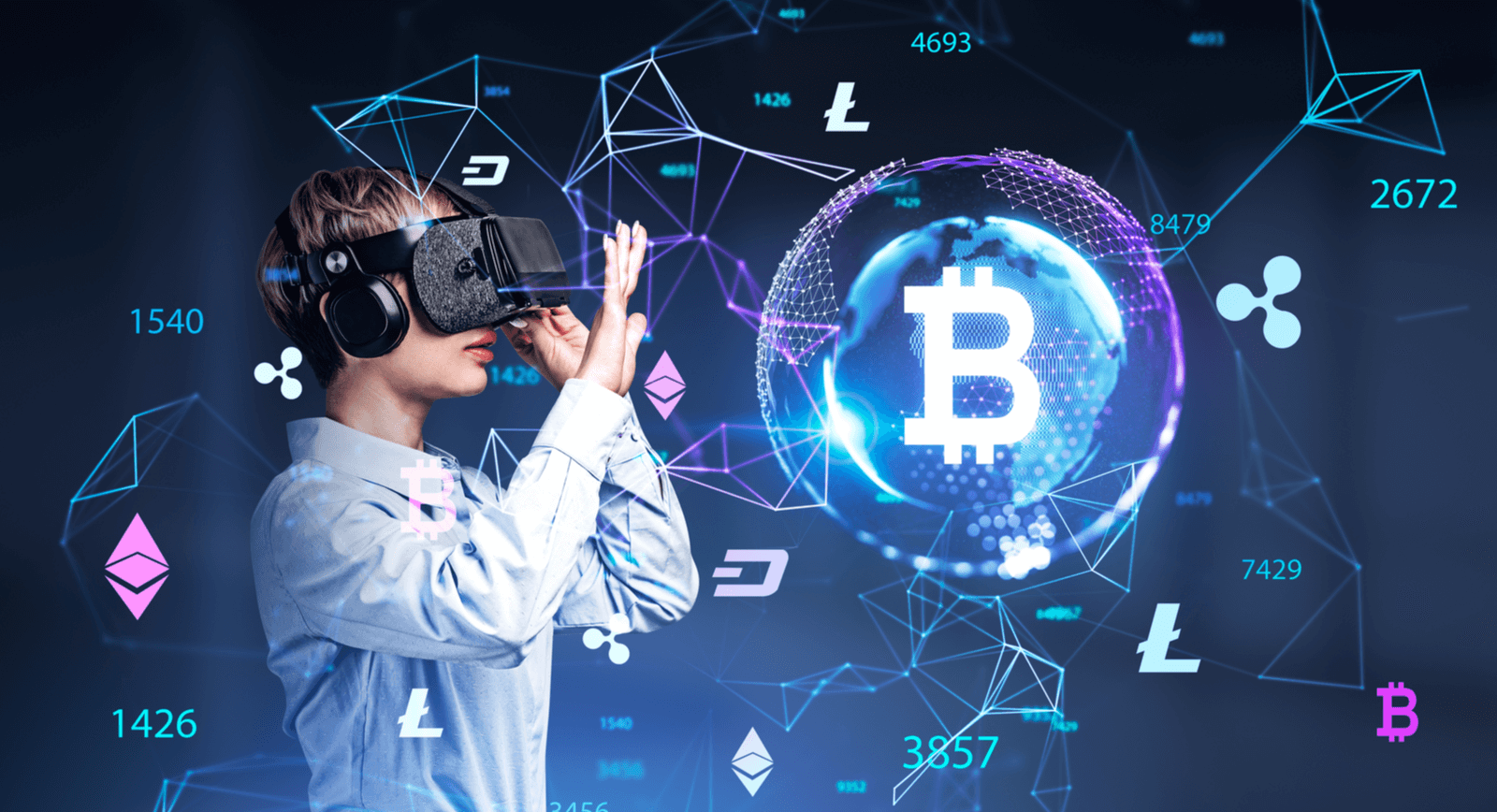 img 1: “Crypto, trading in VR”