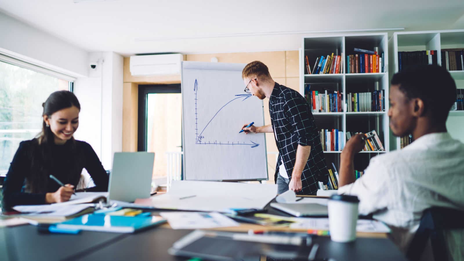 HR mostra dei dati raccolti con People Analytics
