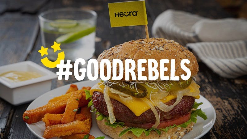 img 1: “Advertising Heura Foods, #Goodrebels”