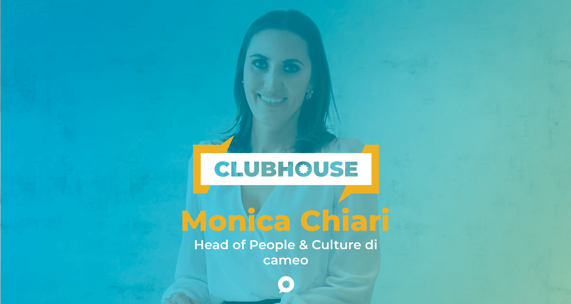 img 1: “Monica Chiari di cameo, ospite del ClubHouse di laborability”